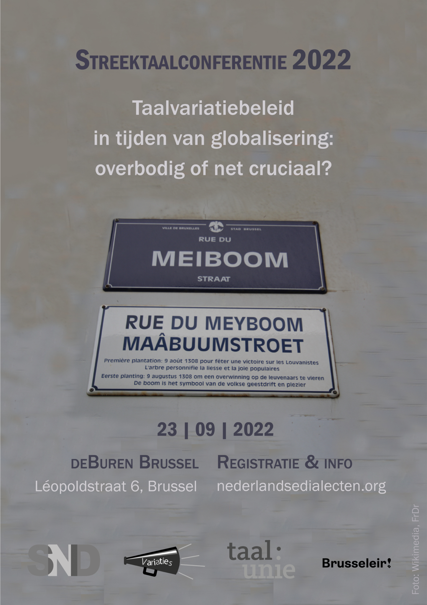 Streektaolconferentie SND Huus van de Taol Brussel