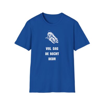 T-shirt Vol gas de bocht deur Huus van de Taol