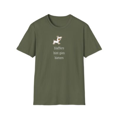 T-shirt 'Blaffers bint gien bieters'