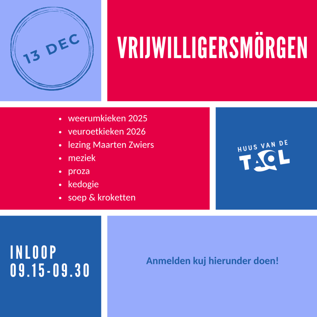 vrijwilligersmörgen