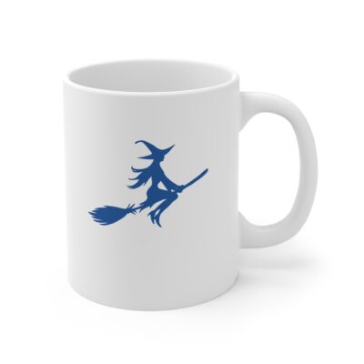 Keramische mok 'Ik kan niet heksen en blauwvarven tegeliek' 0,33 l